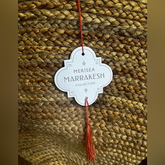 ☀️LAST ONE☀️ NWT Mer Sea Mersea Natural Jute Large Tote Merrakesh Collection - Picture 7 of 10